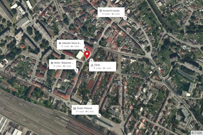 Pronájem, Byt 2+kk, Česká Třebová