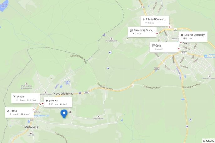 Prodej, Pozemek k bydlení, Nový Oldřichov