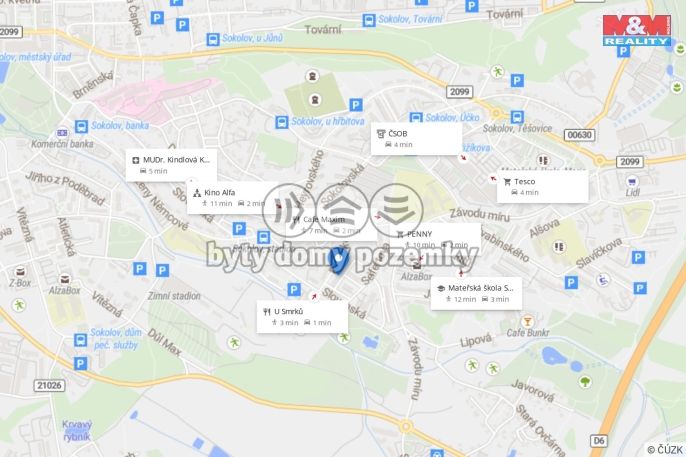 Prodej, Byt 1+1, Sokolov