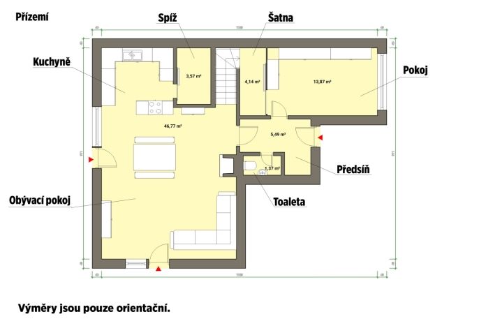 Prodej, Rodinný dům, Velká Hleďsebe