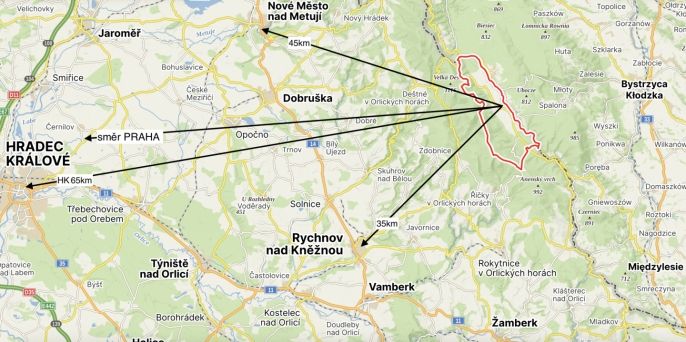 Prodej, Pozemek k bydlení, Orlické Záhoří