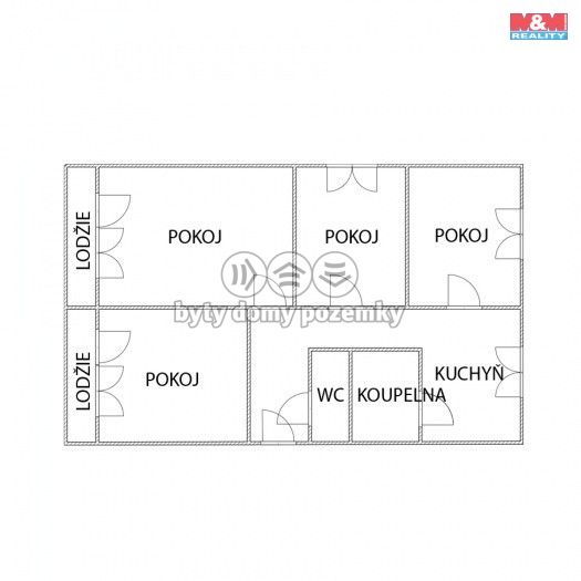Prodej, Byt 4+1, Jirkov