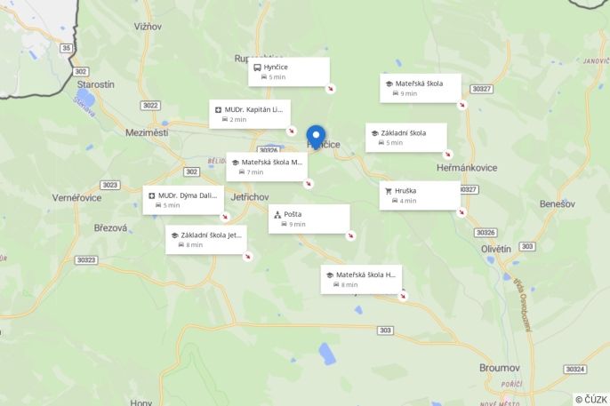 Pronájem, Byt 2+1, Hynčice