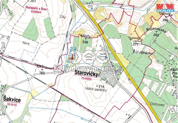 Prodej, Pole, Starovičky