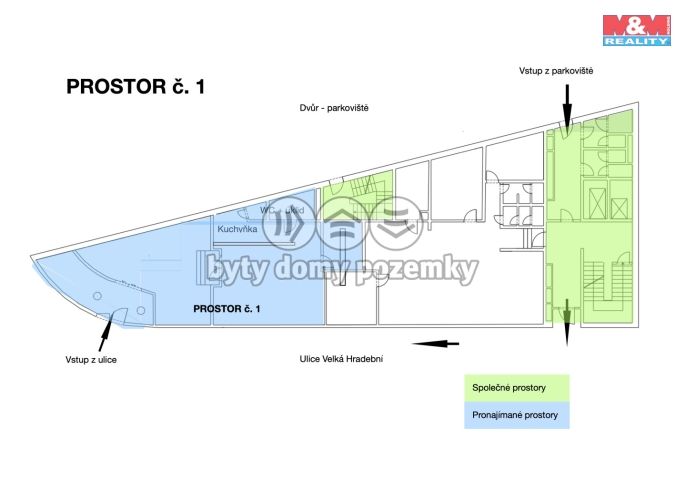 Pronájem, Obchodní objekt, Ústí nad Labem
