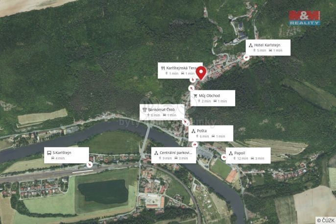 Pronájem, Obchodní objekt, Karlštejn