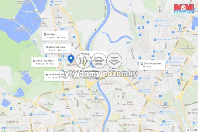 Prodej, Byt 3+kk, České Budějovice