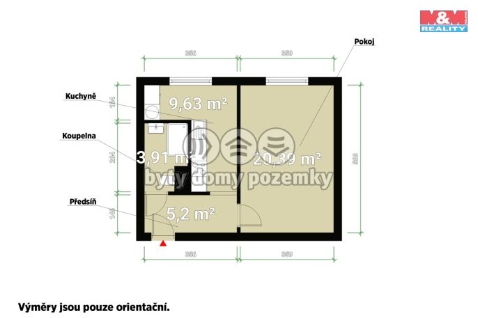 Pronájem, Byt 1+1, Klatovy