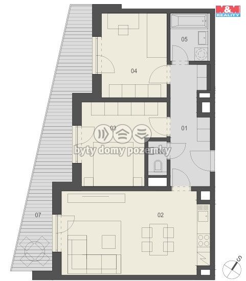 Prodej, Byt 3+kk, Praha