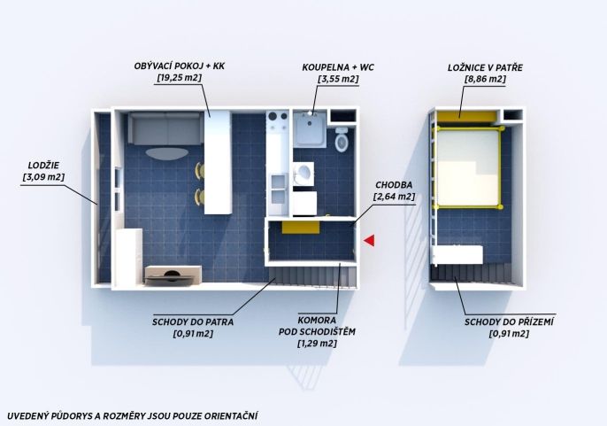 Prodej, Byt 1+kk, Praha