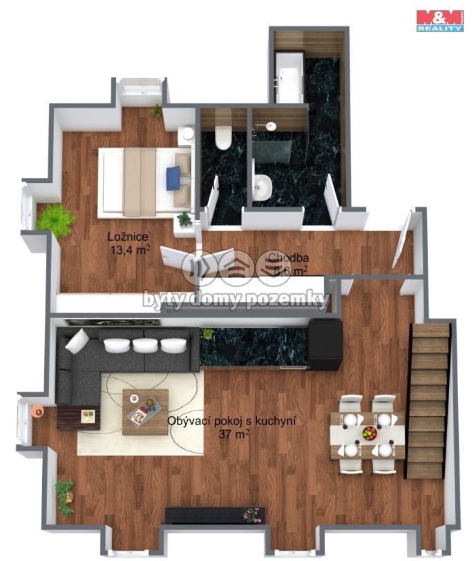 Prodej, Byt 3+kk, Vítkovice