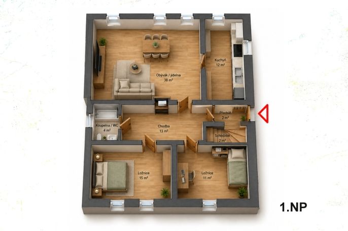 Prodej, Rodinný dům, Divišov