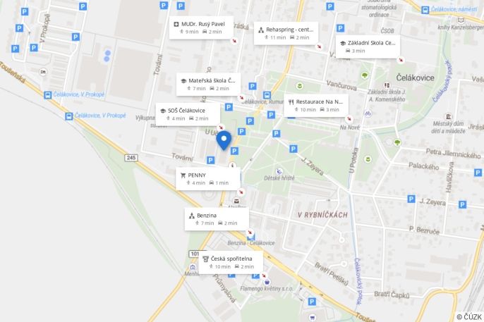Pronájem, Byt 2+kk, Čelákovice