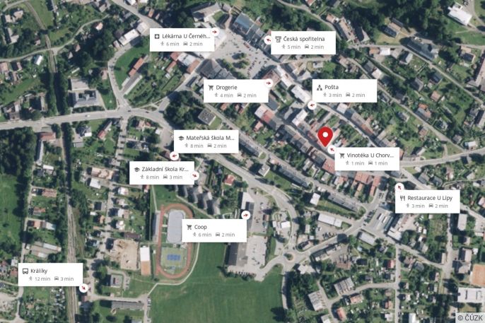 Prodej, Byt 1+1, Králíky