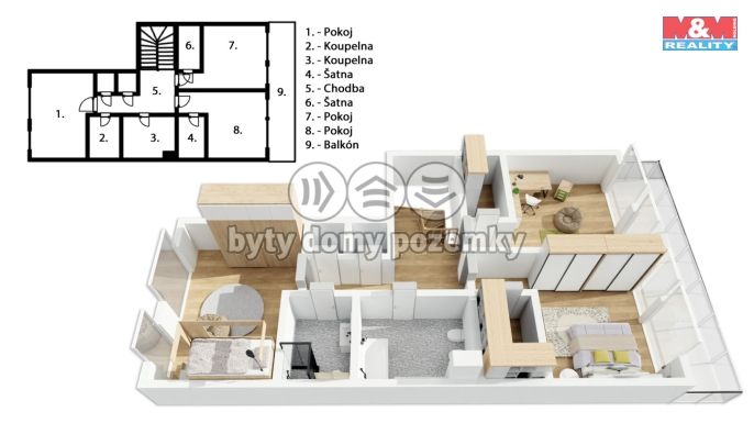 Prodej, Byt 4+kk, Praha