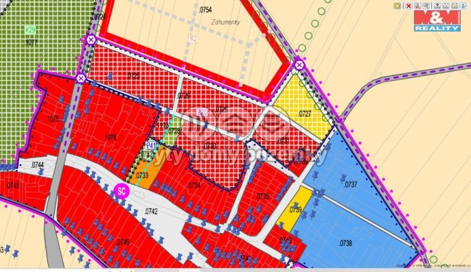 Prodej, Pozemek k bydlení, Prostějov