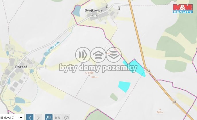 Prodej, Pole, Rozseč