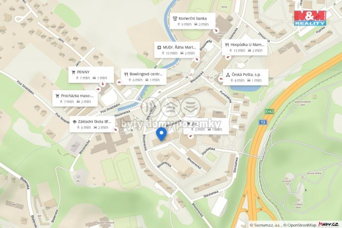 Prodej, Byt 1+kk, Chomutov