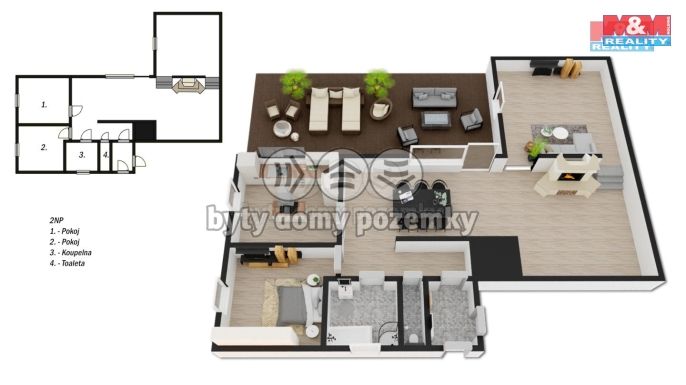 Prodej, Rodinný dům, Kamýk nad Vltavou