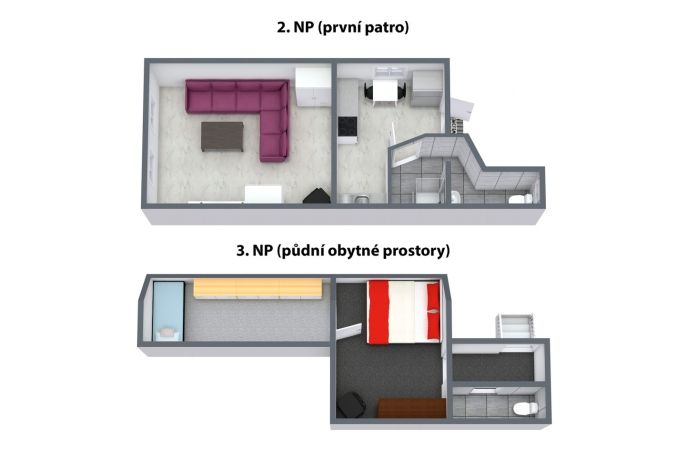 Prodej, Byt 3+1, Svatava