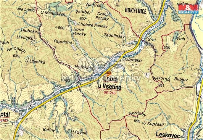 Prodej, Louka, Lhota u Vsetína