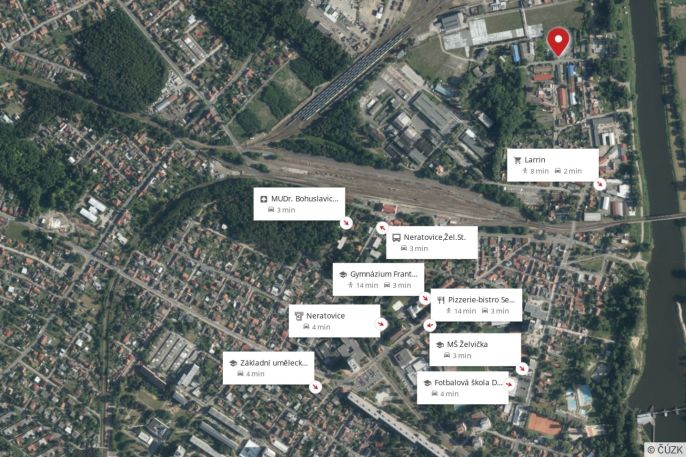 Pronájem, Byt 2+kk, Neratovice