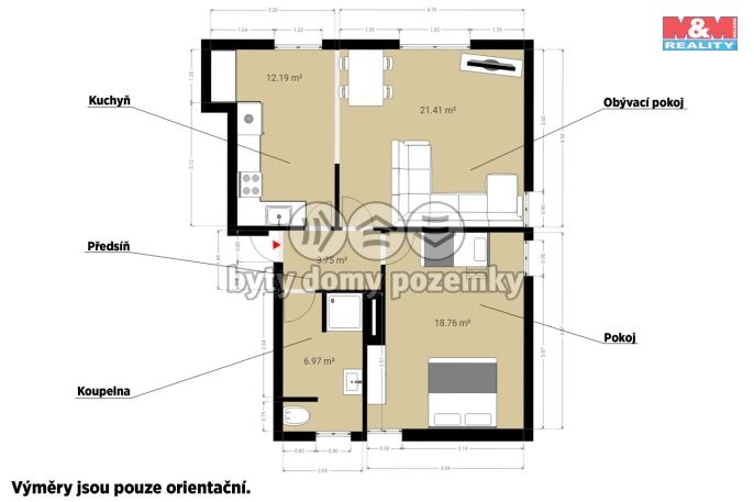 Pronájem, Byt 2+kk, Nýrsko