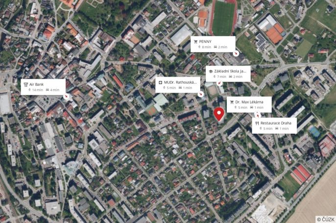 Pronájem, Byt 1+kk, Rychnov nad Kněžnou