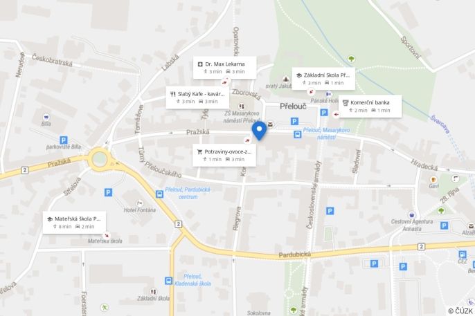 Pronájem, Kancelářský prostor, Přelouč