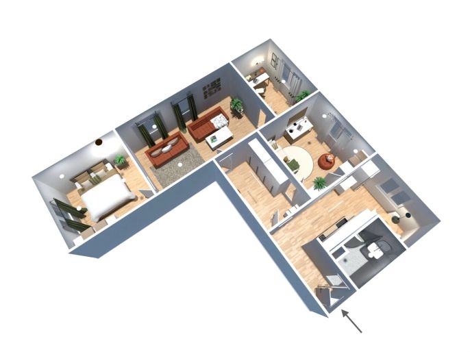 Prodej, Byt 4+1, Volary