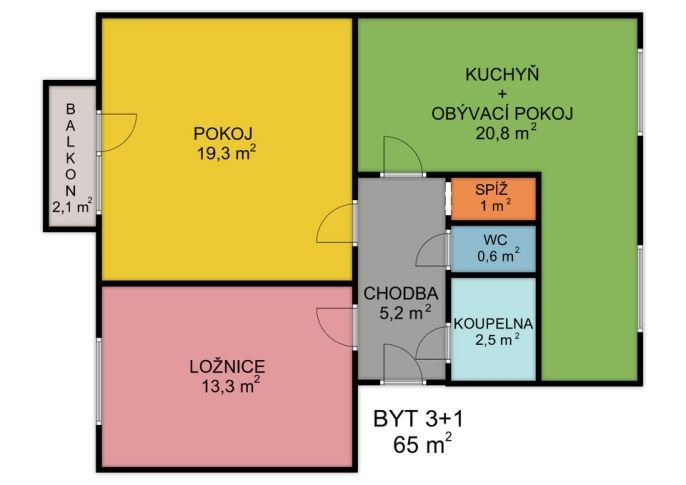 Prodej, Byt 3+1, Moravská Třebová
