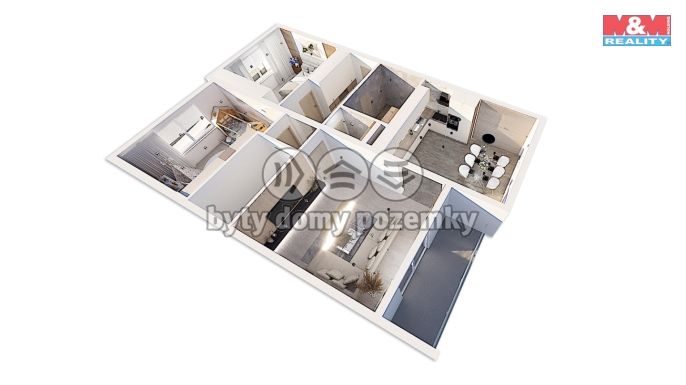 Prodej, Byt 3+1, Nýrsko