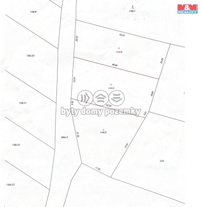 Prodej, Louka, Velké Popovice