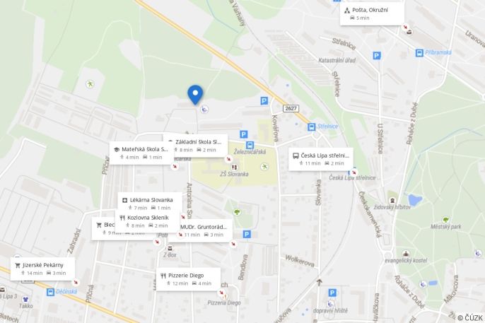 Pronájem, Byt 2+1, Česká Lípa