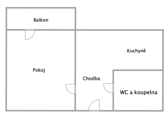 Prodej, Byt 1+1, Tišnov