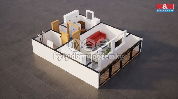 Prodej, Byt 1+1, Dolní Poustevna