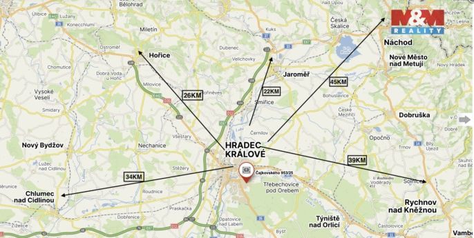 Prodej, Byt 3+kk, Hradec Králové