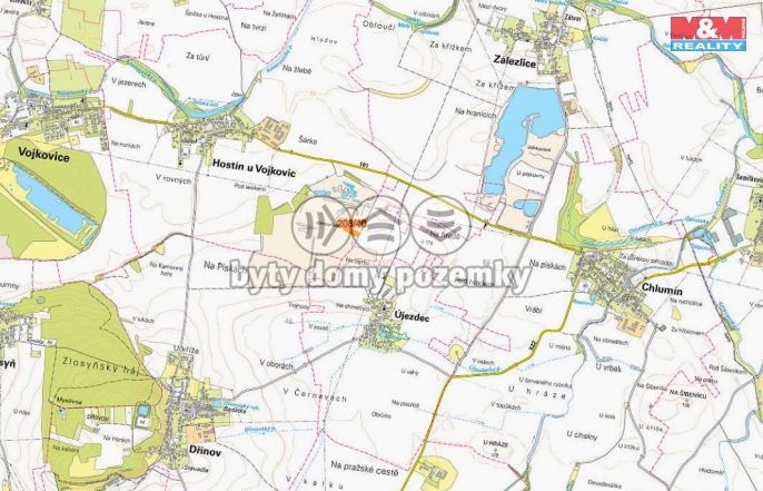 Prodej, Pole, Hostín u Vojkovic
