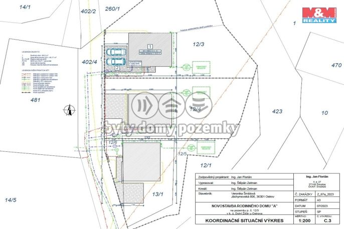 Prodej, Rodinný dům, Ostrov