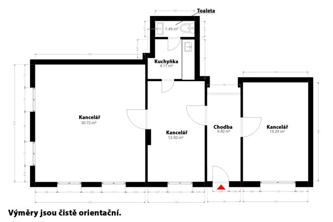 Pronájem, Kancelářský prostor, Klatovy