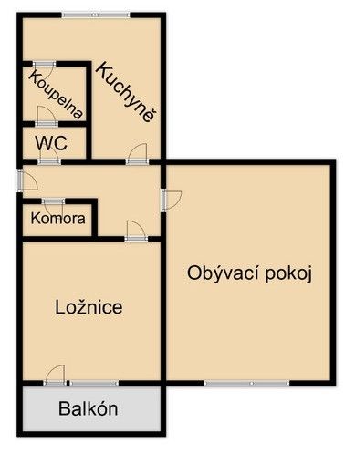 Prodej, Byt 2+1, Humpolec