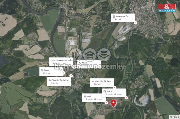 Prodej, Pozemek k bydlení, Mrač