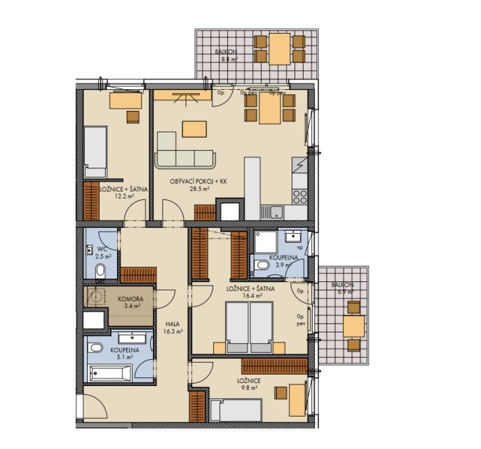 Prodej, Byt 4+kk, Praha