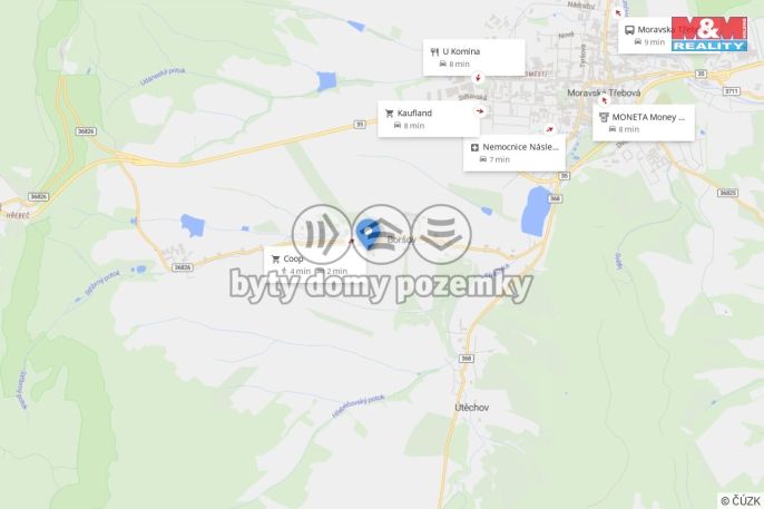 Prodej, Byt 3+kk, Moravská Třebová