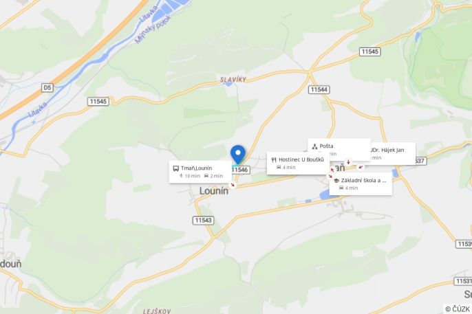 Prodej, Pozemek k bydlení, Tmaň