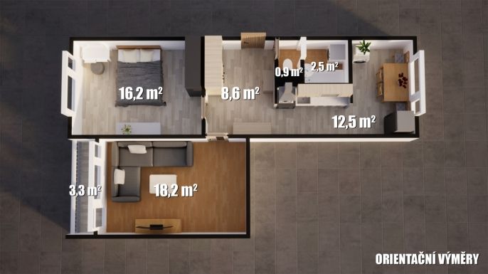 Prodej, Byt 2+1, Bílina