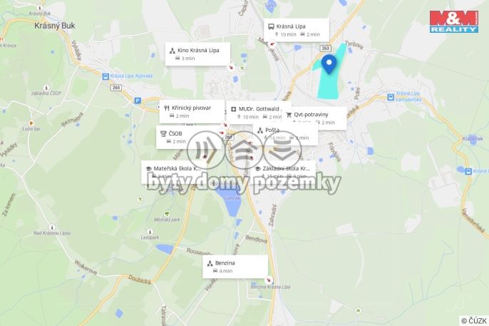 Prodej, Pozemek k bydlení, Krásná Lípa