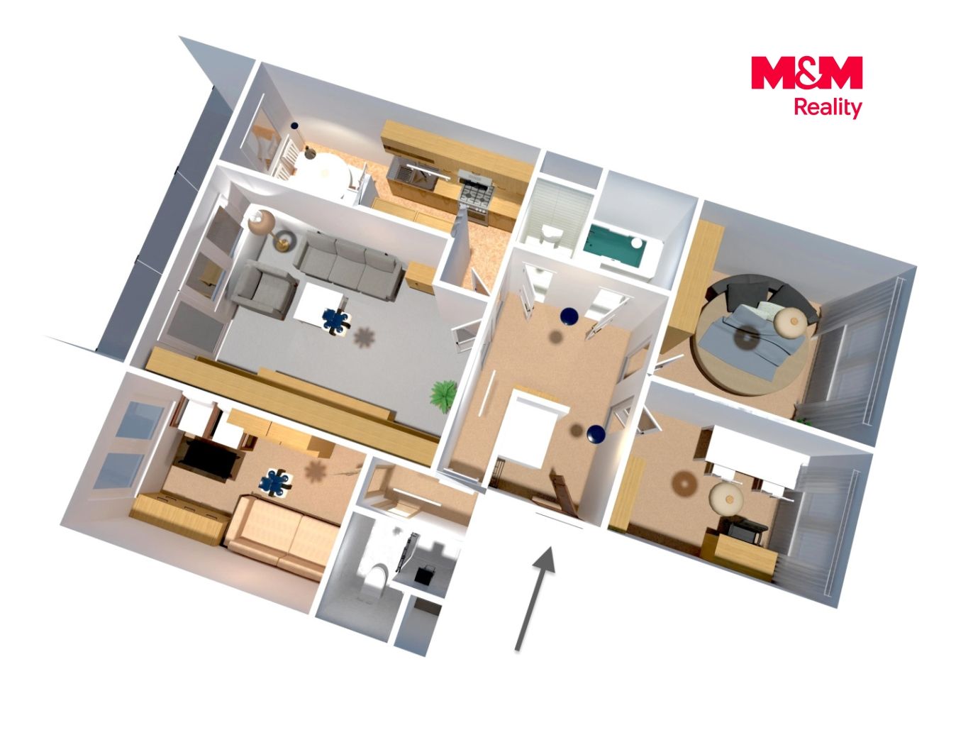 Prodej bytu 4+1, 87 m², Praha, ul. Bellušova