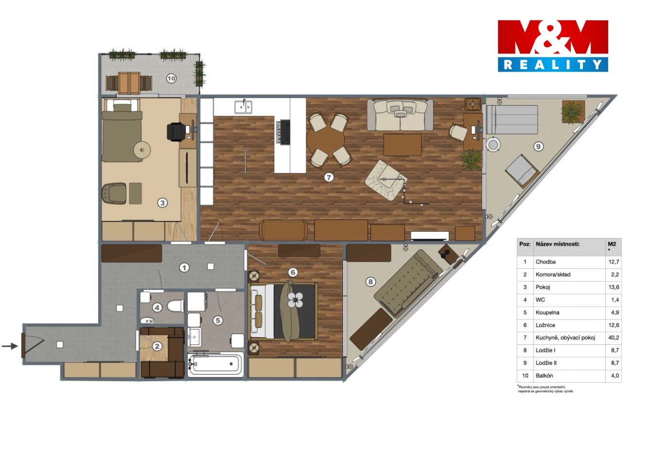 Prodej bytu 3+kk, 90 m², Praha, ul. Mantovská