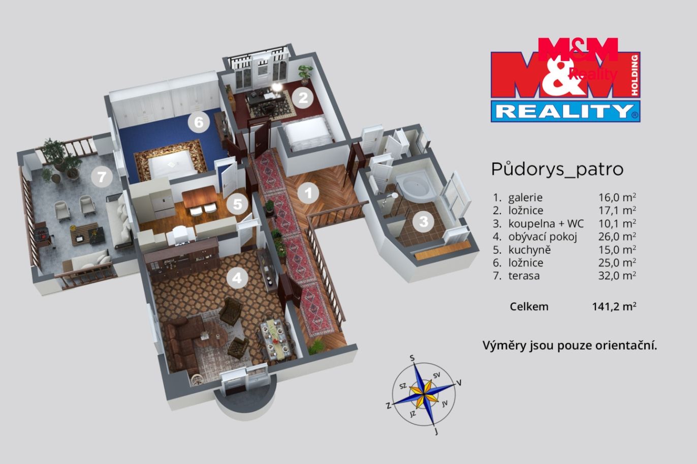 Půdorys 2. patro